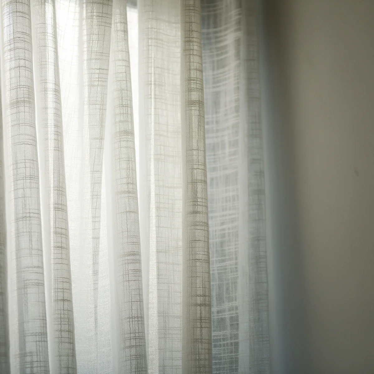 daylight through a curtain during a session